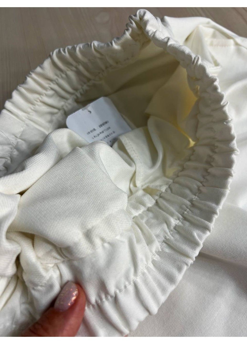 Брюки жіночі 5539 спортивні джогери на манжеті з кишенями білі LSK (337665689)