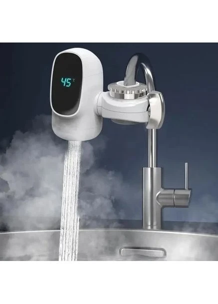Водонагрівач проточний насадка на кран для кухні Water Heater ZSW-D03 c LCD дисплеєм 3 кВт Domotec (382512475)