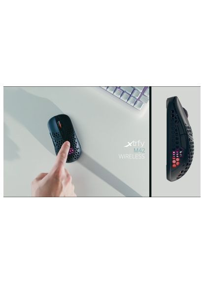 Мишка (M42W-RGB-BLACK) Xtrfy M42 RGB Wireless Black (366690798)