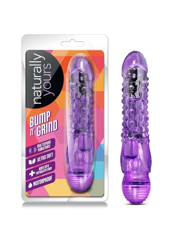 Кролик вібратор NATURALLY YOURS на батарейках, фіолетовий Blush (348430764)