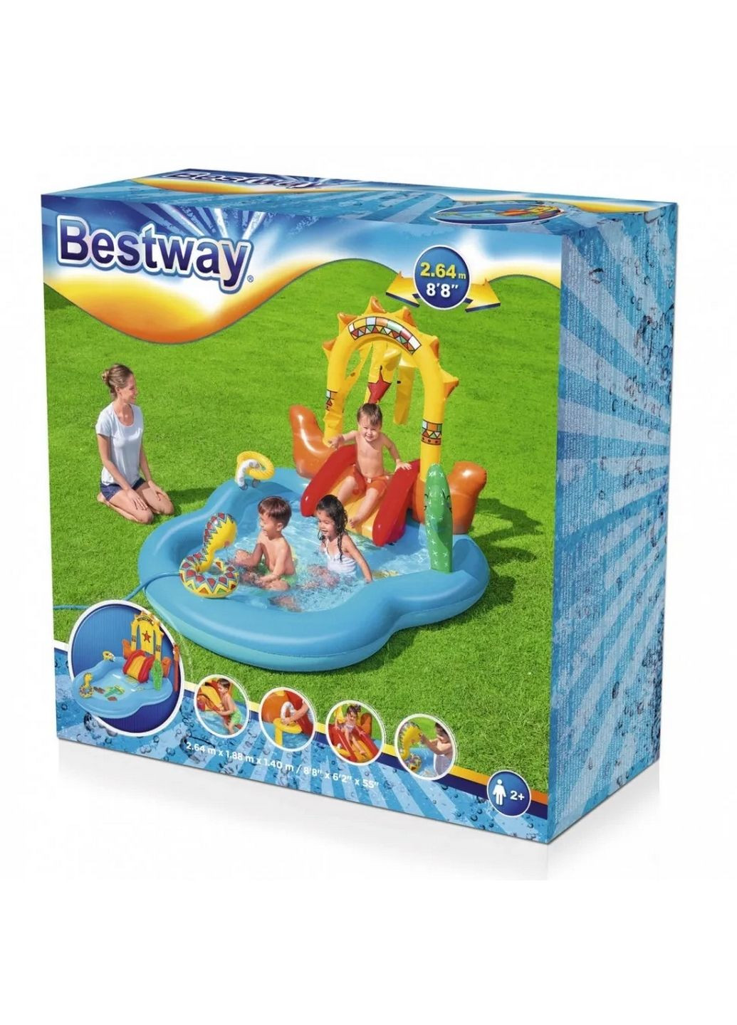 Дитячий надувний ігровий центр Bestway (282588216)