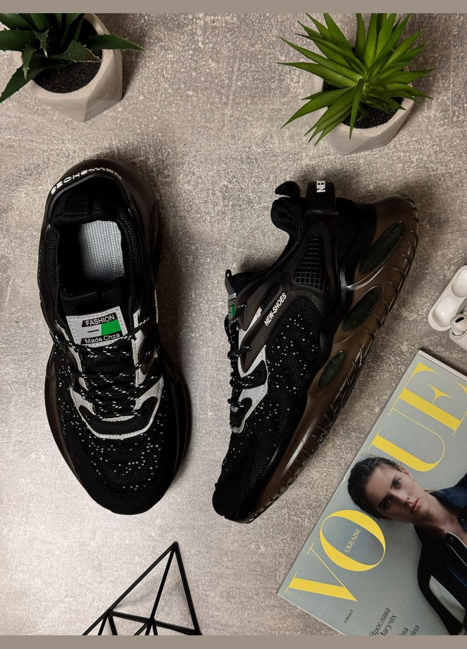 Чорні Літні кросівки чоловічі Stilli 5783