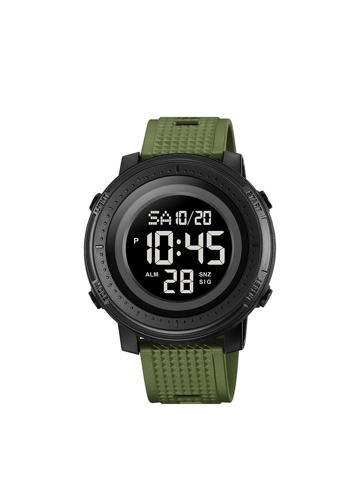 Годинники електронні армійські зелені для чоловіків спортивні з будильником та секундоміром ProDobro (367267248)