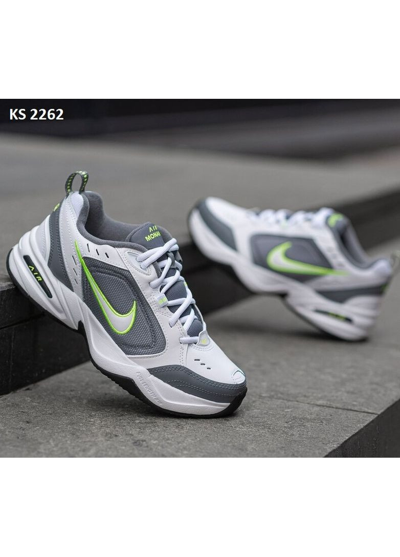 КРОСІВКИ ЖІНОЧІ NIKE AIR MONARCH IV WHITE LIGHT GREEN НАЙК АІР МОНАРХ No Brand сірі демісезони (367173630)