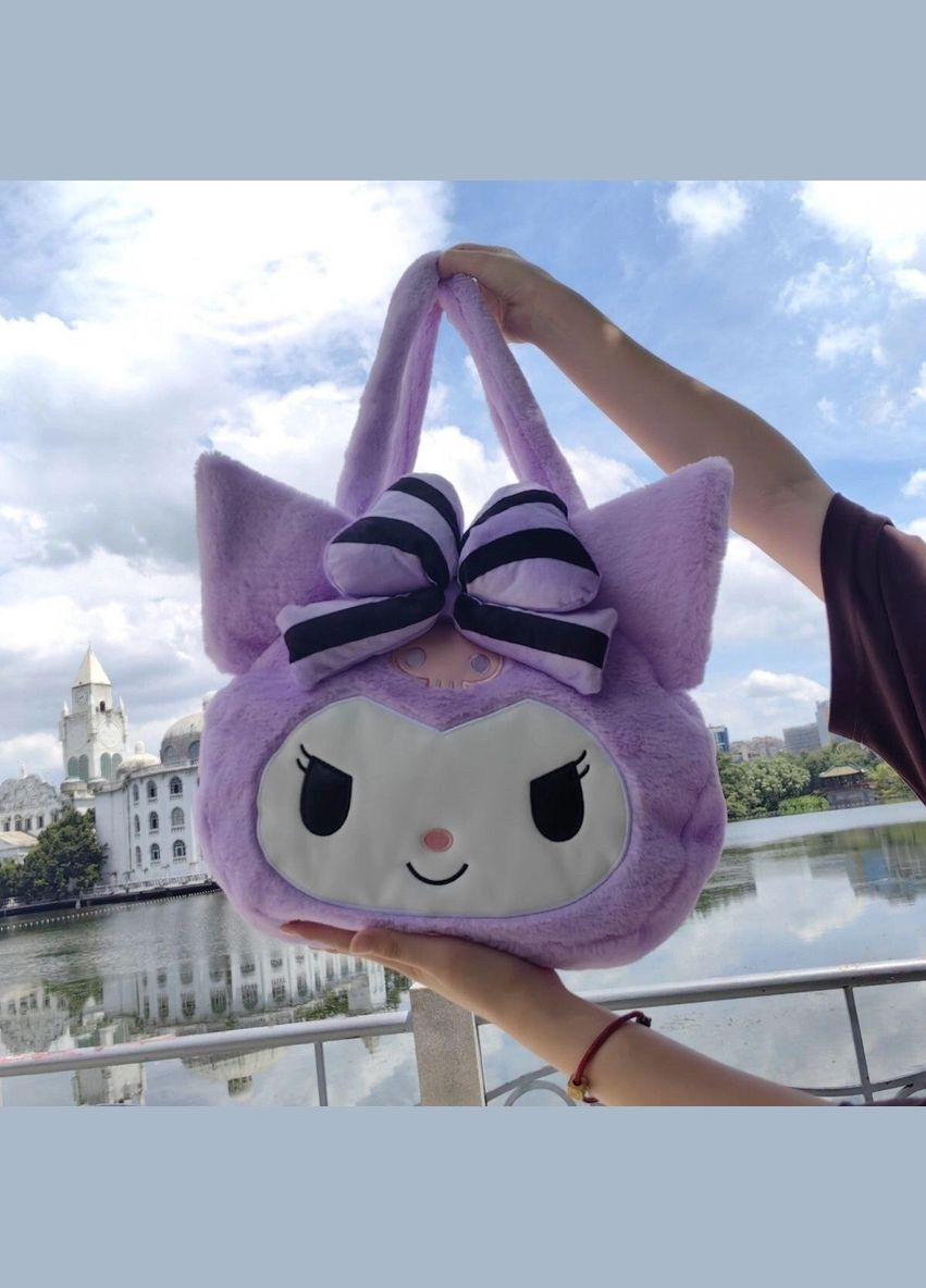 Куромі сумка м'яка Kuromi іграшкова сумка плюшева сумка Sanrio дитяча сумка Shantou (294207474)