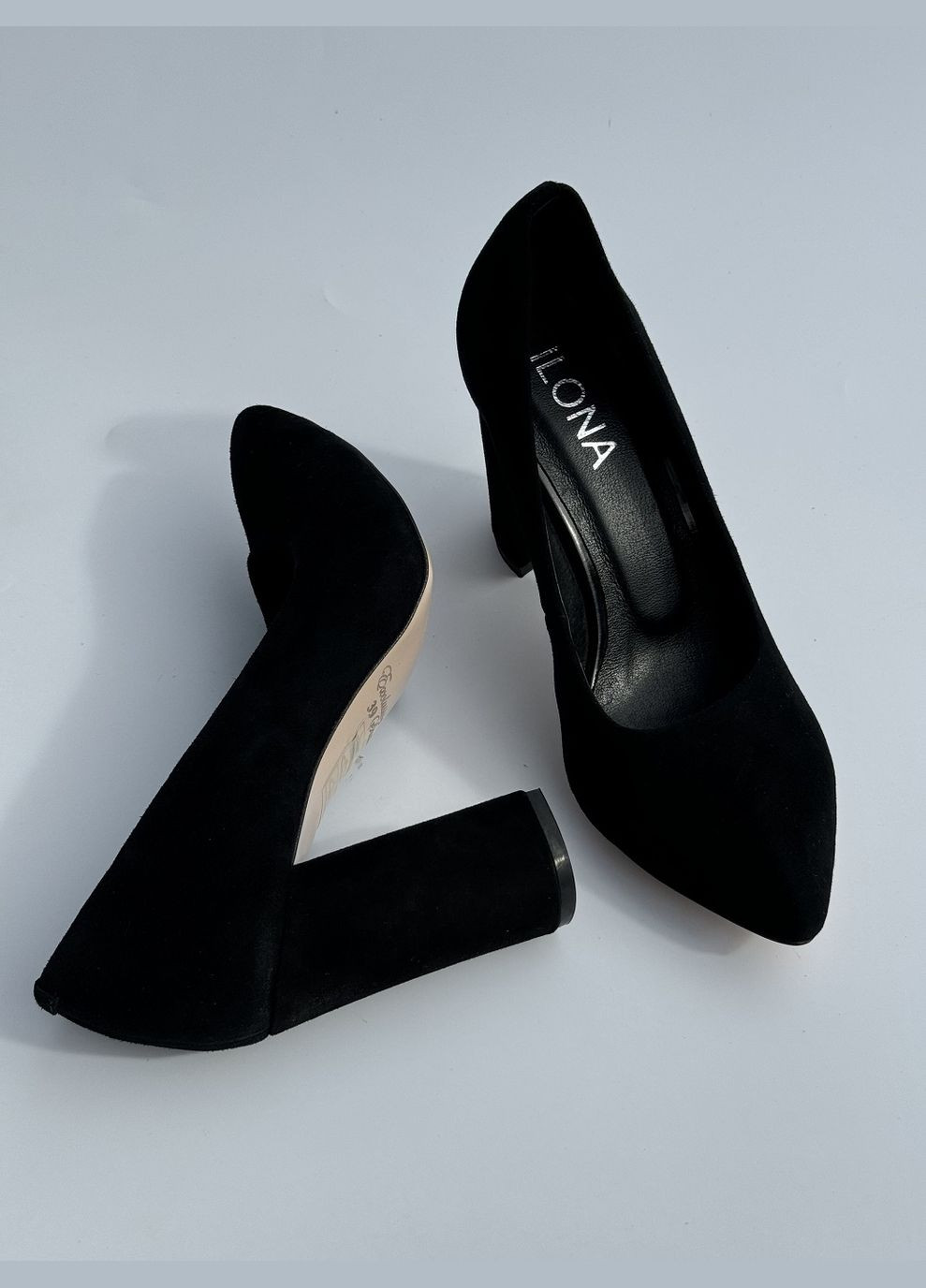 Ilona Туфли черный з натуральная замша, — (315598619)