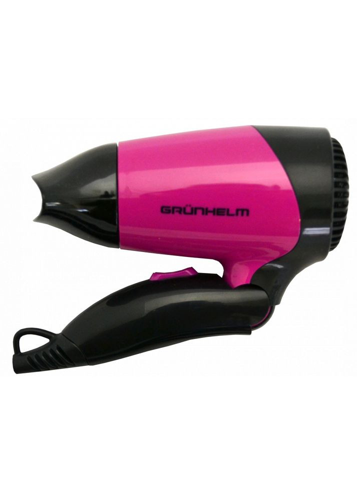 Фен дорожный GHD-508 1400 Вт Grunhelm (364103168)
