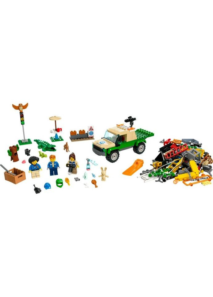 Конструктор City Missions Миссии спасения диких животных 246 деталей (60353) Lego (281425436)