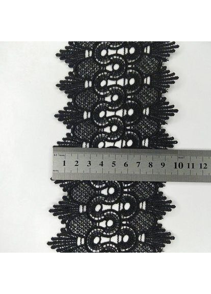 Кружево макраме 9см (20 м) Цвет - Черный (23-Y12169-10) Plus-plus (352745252)