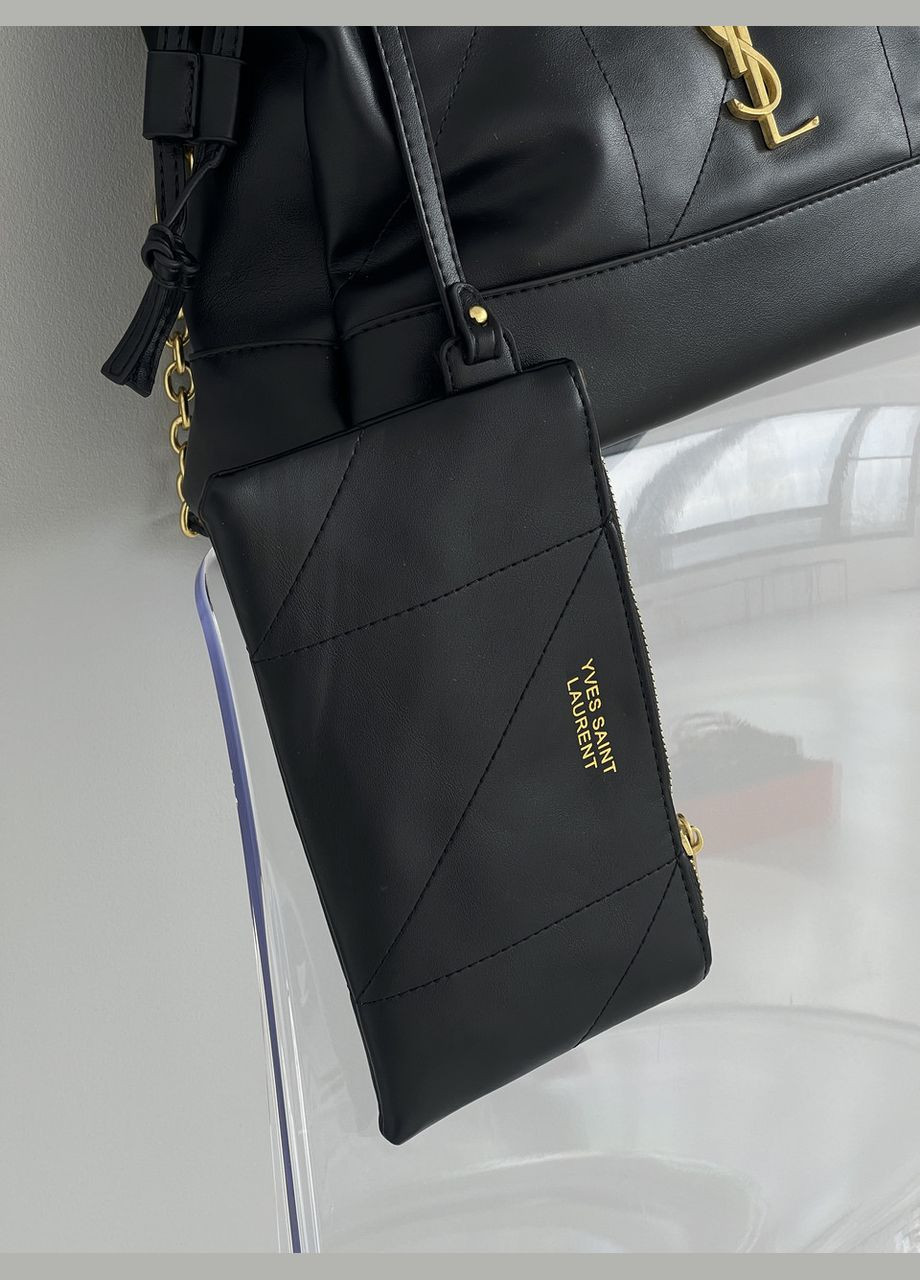 Сумка жіноча Jamie in Leather чорний шопер No Brand (322464802)