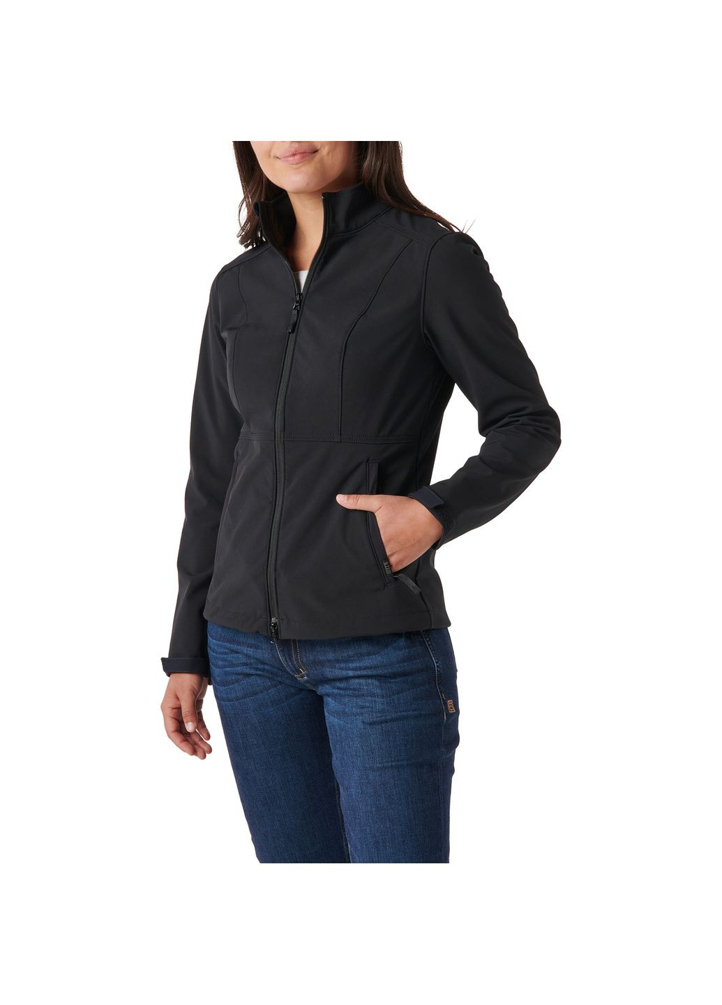 Куртка жіноча Women's Leone Softshell Jacket Black (38084ABR-019-M) 5.11 Tactical (362463309)