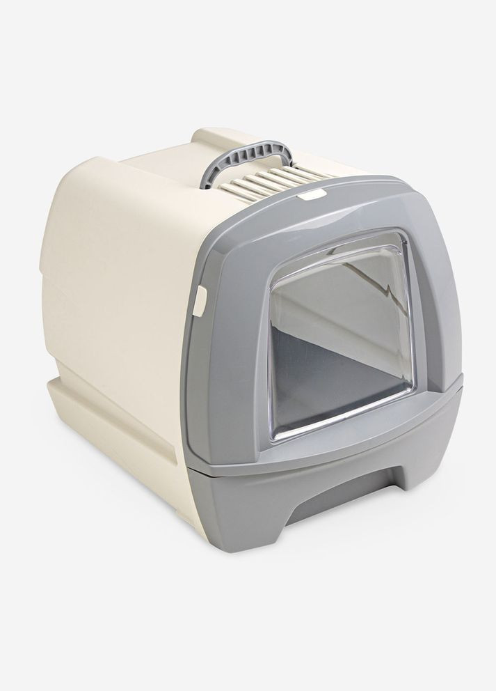 Туалет-бокс 80"S GREY для котов с фильтром, лопаткой, съемным лотком 50x40x42 см (8022967068901) MPS (334058342)