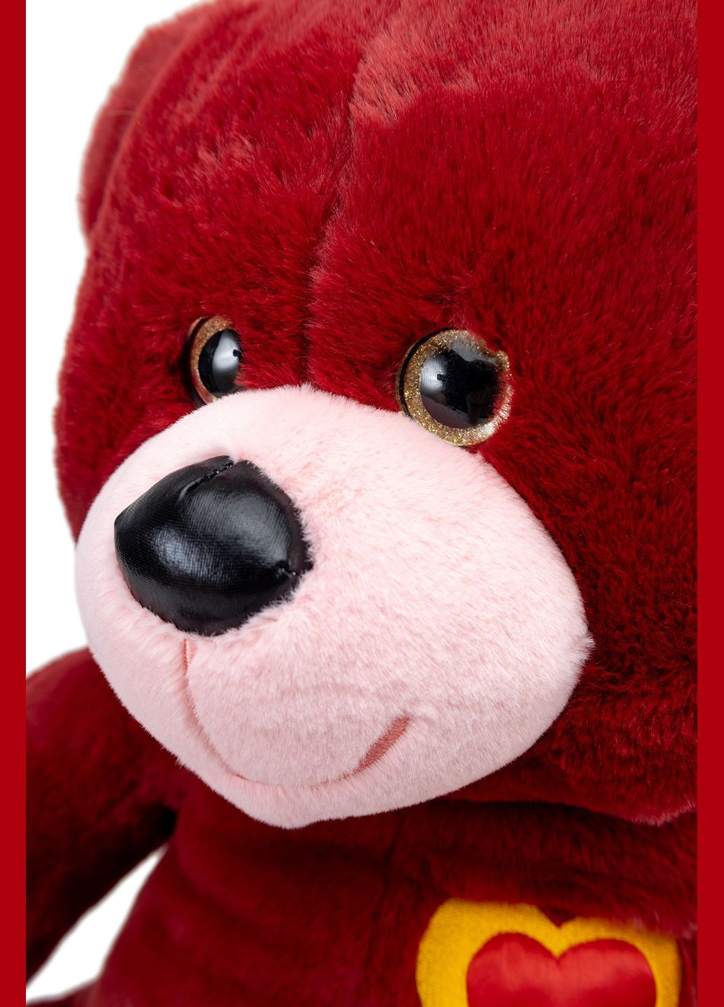 Мягкая игрушка Мишка цвет красный ЦБ-00248296 Копиця (289457418)