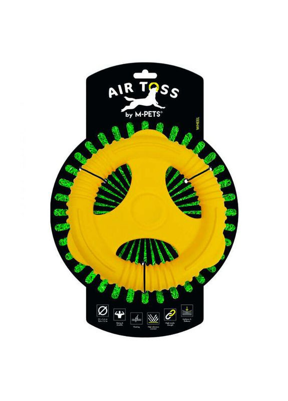 Игрушка для игр в воде для собак Air Toss Floating Toy Wheel 22х3,4 см (6953182749240) M-Pets (327391873)