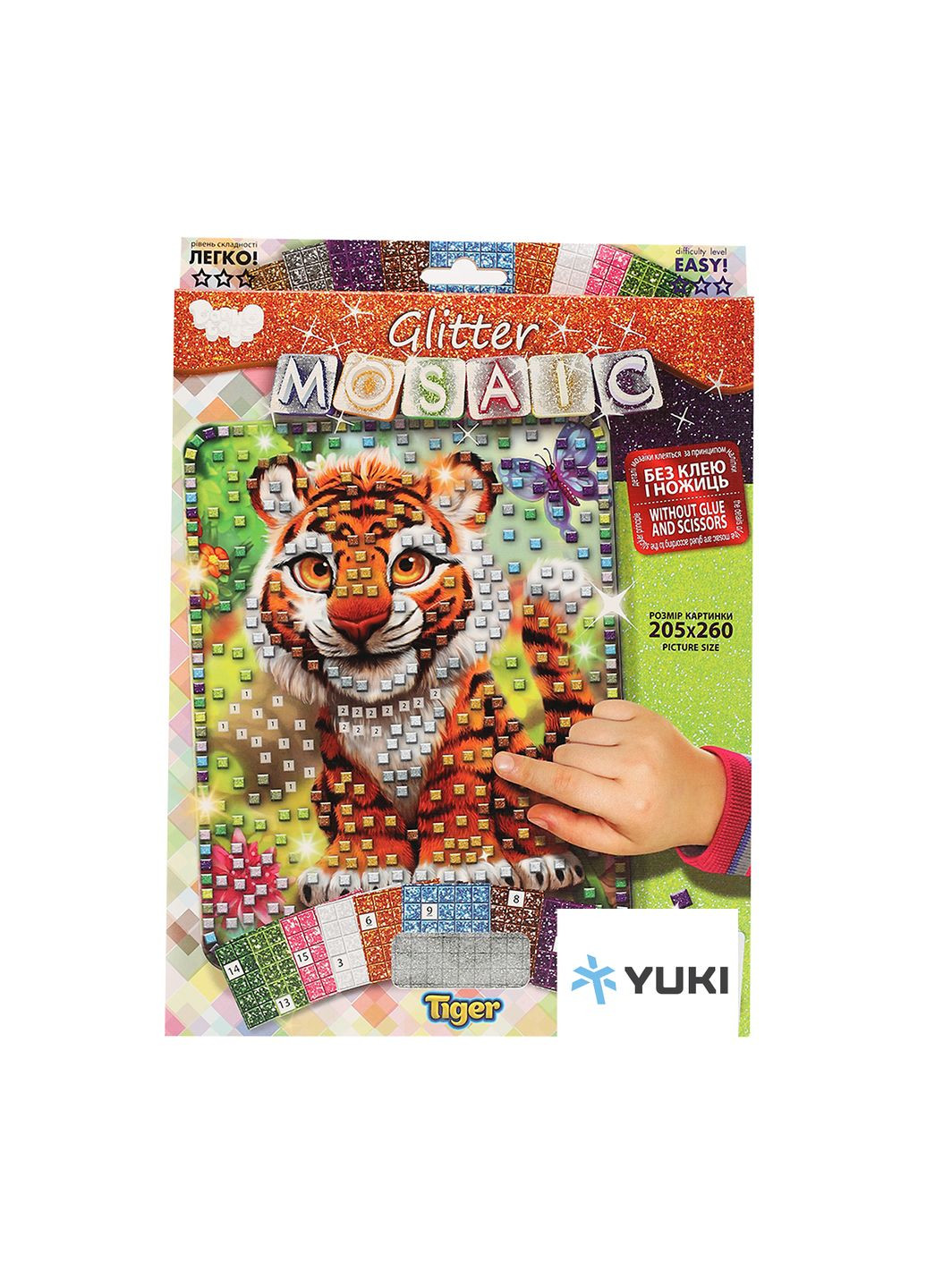 Набір для креативної творчості «Блискуча мозаїка» колір різнокольоровий ЦБ-00152728 Danko Toys (353686393)