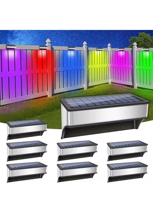 Настінний садовий світильник на сонячній батареї 4 шт з автоматичним включенням вуличний ліхтар із вологозахистом IP65 (SF286) No Brand (361161864)