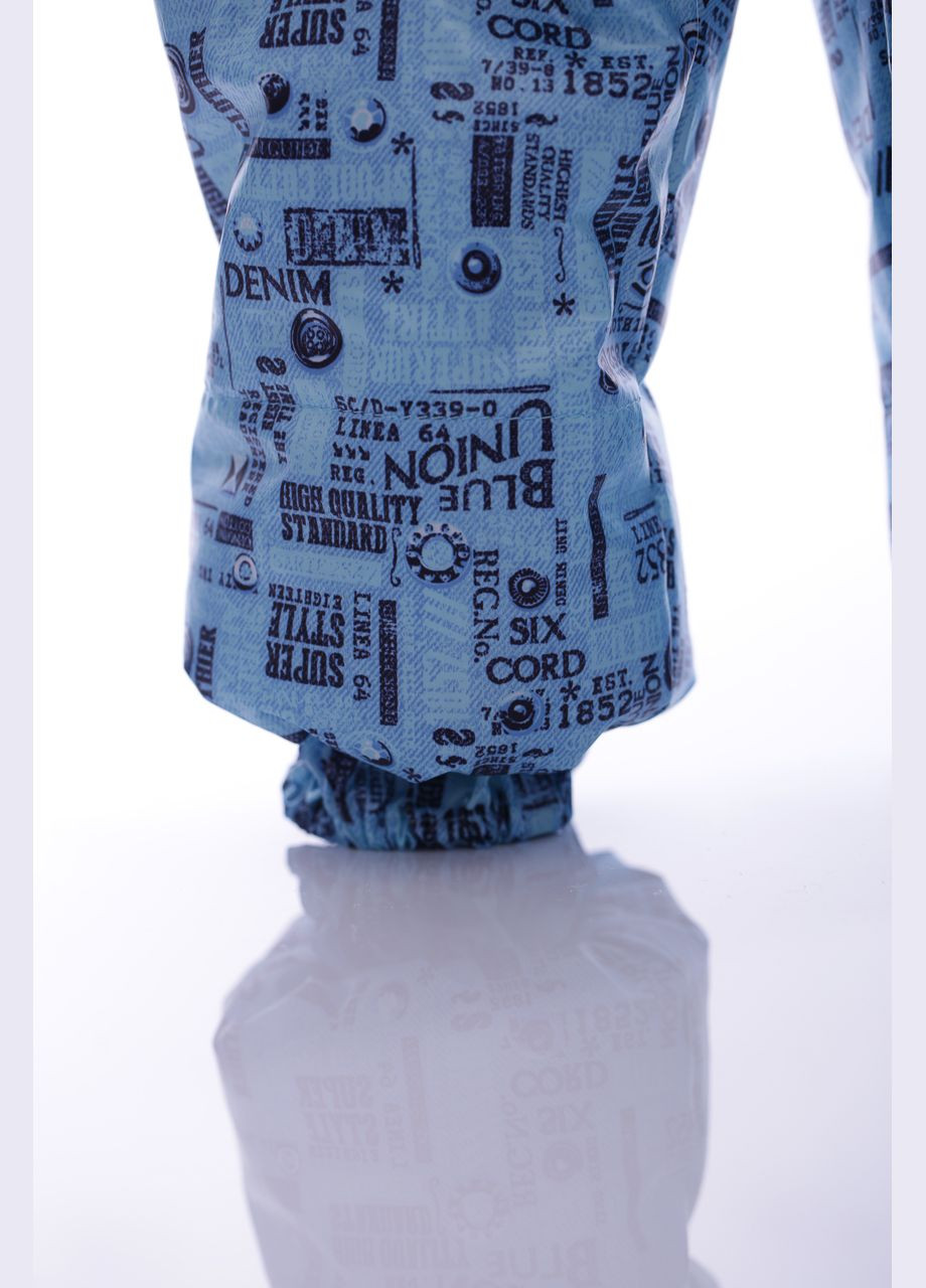Голубой демисезонный комбинезон для мальчика на холлофайбере denim малыш голубой 86 см (44764) BABYKROHA