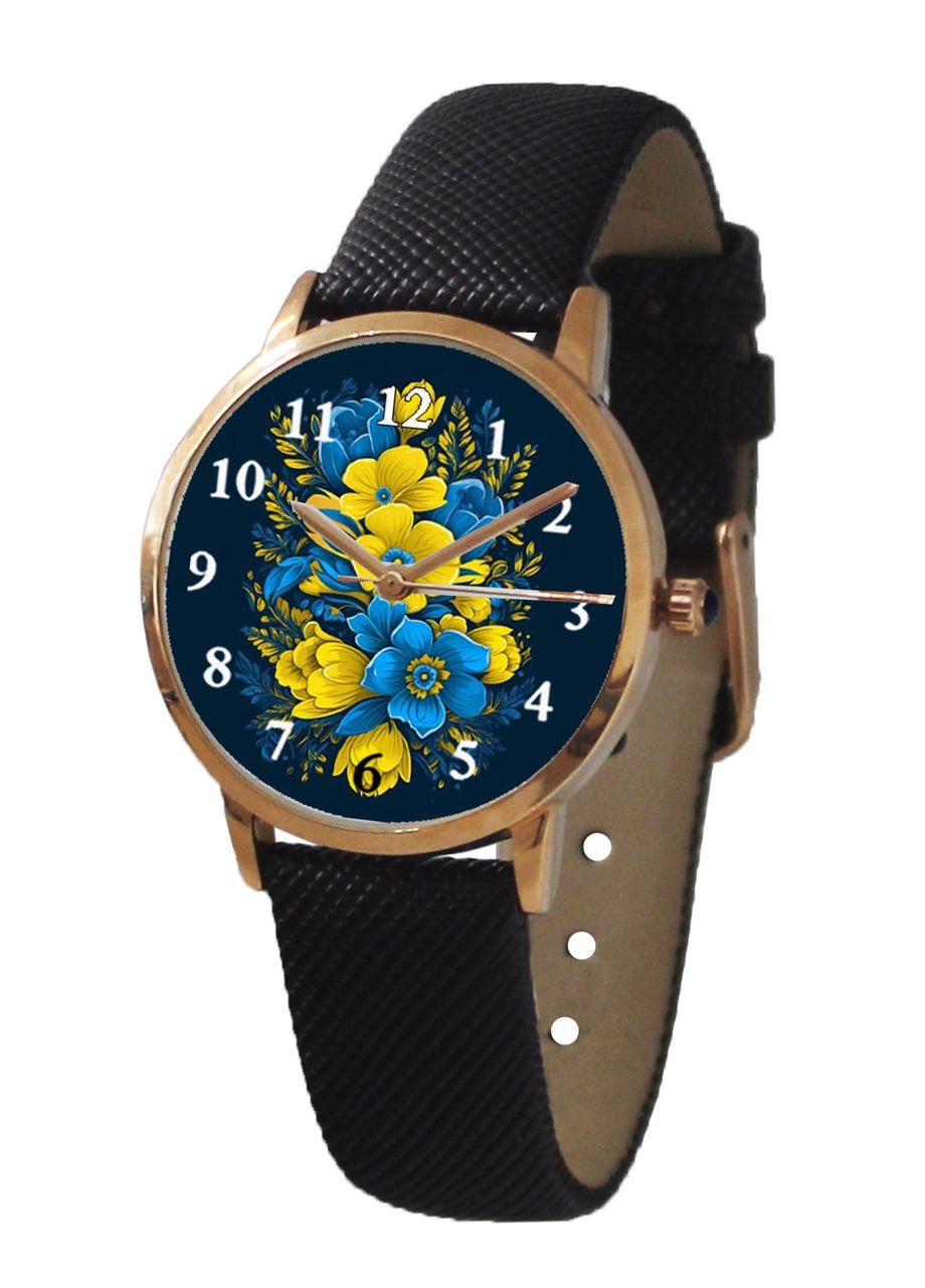 Часы женские цветы Украины Розовое золото Maxell (362413923)