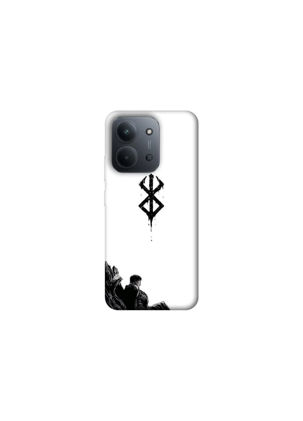 Чехол на Xiaomi Redmi 15C (EU) berserk white Frontalka (384660237)
