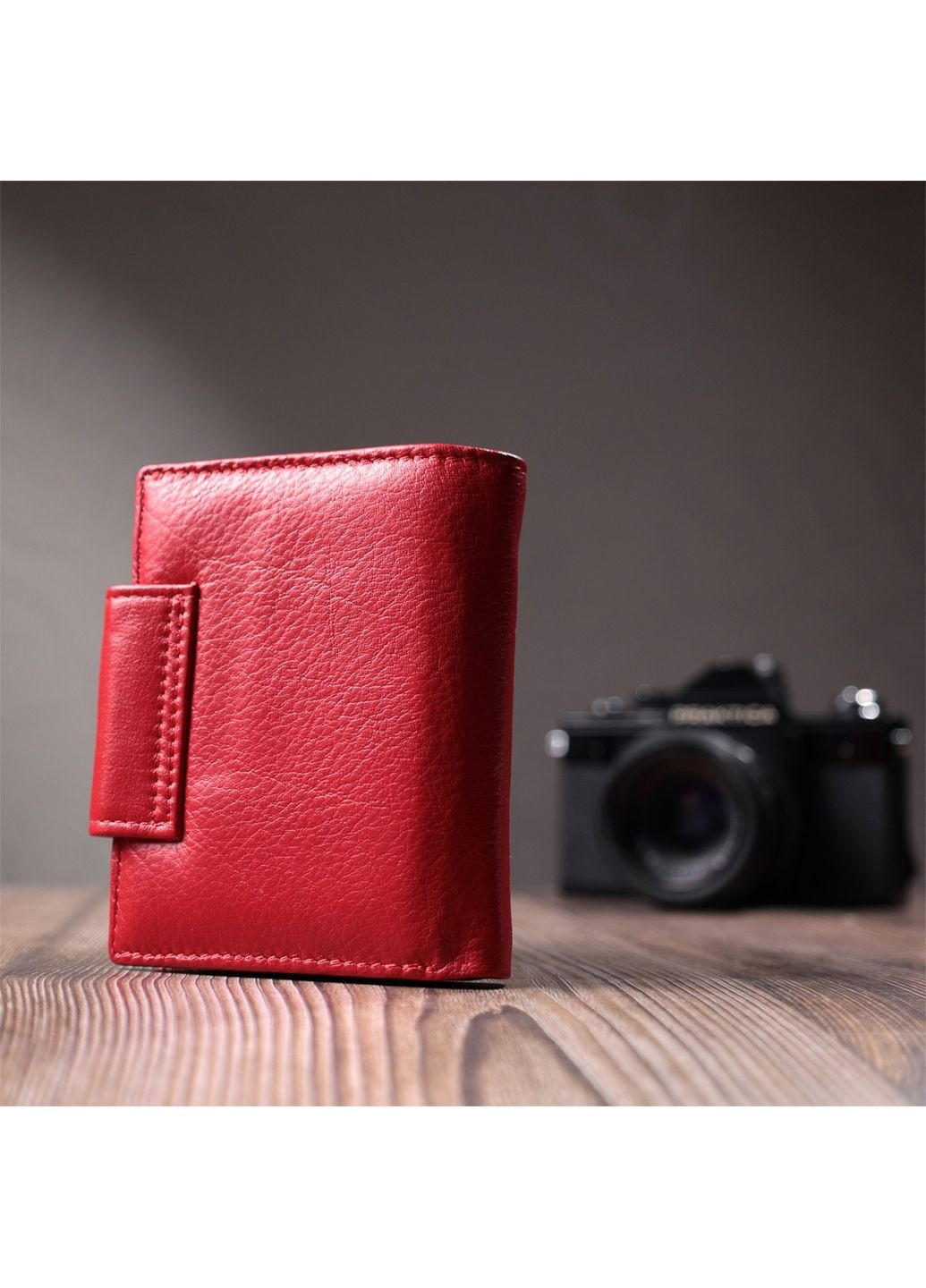 Женский кожаный кошелек 9,5х12х2 см st leather (315872171)