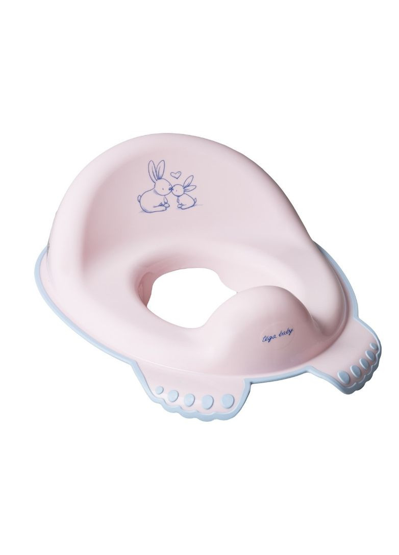 Накладка-сидіння на унітаз, Bunny, powder pink (KR-002-104) Tega Baby (327435455)