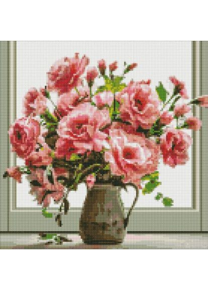 Алмазная мозаика "Аромат букета" 40х40 см Ідейка (361421052)