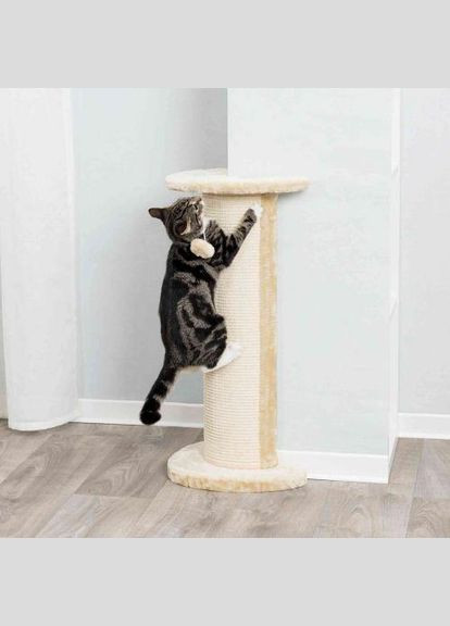 Царапка Lorca для кошек, угловая, 37х27х75 см (бежевая) Trixie (324625313)