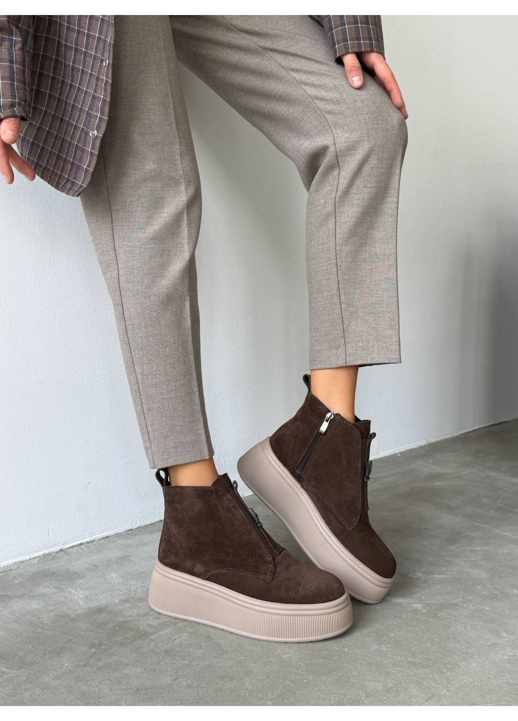 🤎 Зимові черевики “Latte Warm” No Brand (364687268)