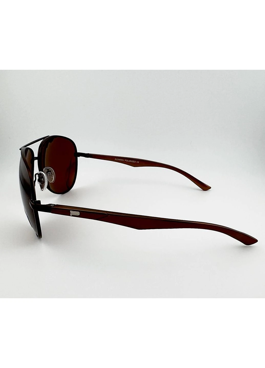 Солнцезащитные Очки Капли Авиаторы P301 C2 с Поляризацией Коричневые Polarized (386165328)