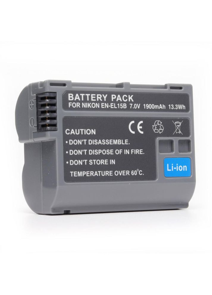 Аккумулятор EN-EL15B для камер D7100 D7200 D7500 D8000 D500 D600 D610 D750 D780 D800 D810 D850 - аналог Nikon (369558494)