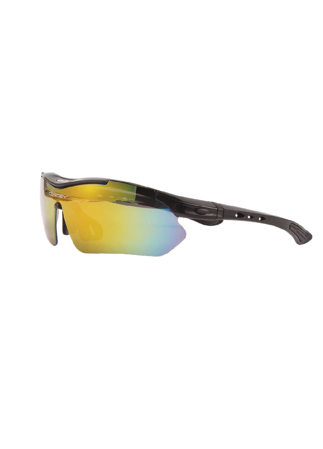 Защитные солнцезащитные очки с поляризацией black 5 линз One siz+ Oakley (280826719)
