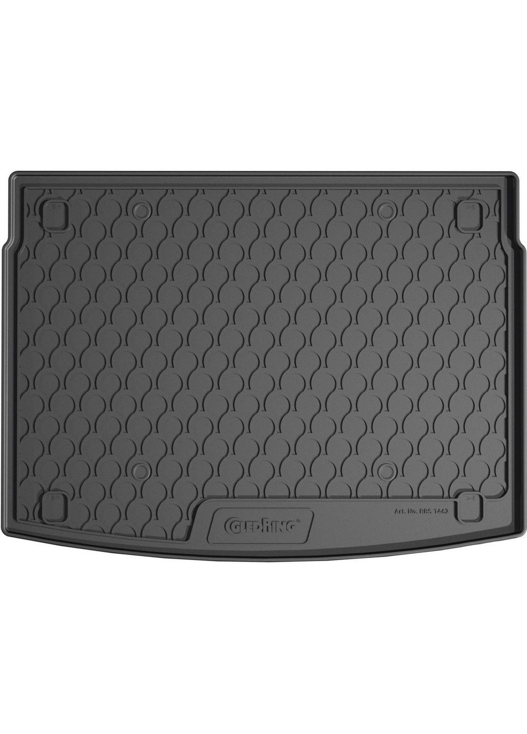 Резиновый коврик в багажник для Kia Ceed (mkIII) 2018→ (хэтчбек) (верхний уровень) (багажник) (GR 1462) Gledring (361241785)