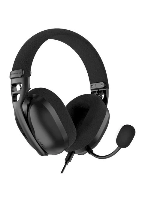 Навушники Hyperpunk 3 Hi-Res USB7.1, чорний, bloetooth, 2.4 ГГц, USB Type-C, знімний мікрофон, 115 дБ, кабель 1.3 м Hator (375660551)