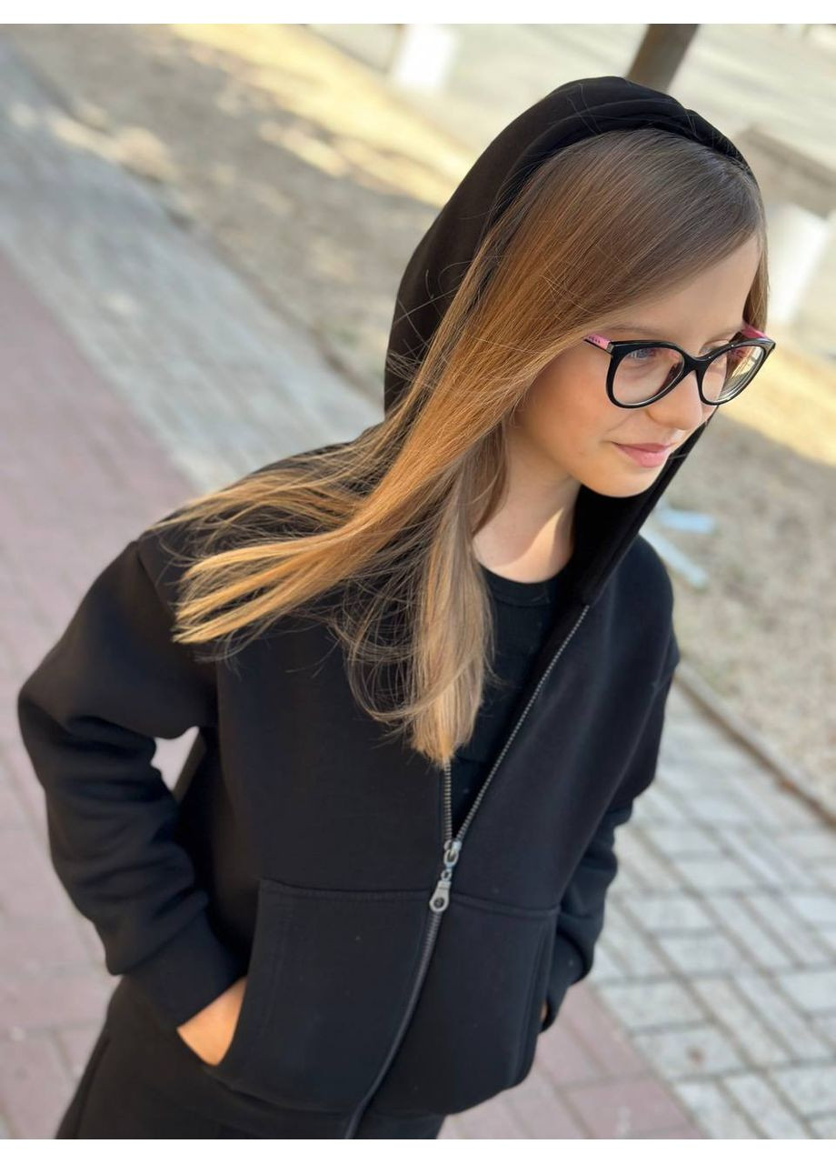 Дитячий стильний костюм з подвійним капюшоном (ЗАМІРИ В ОПИСІ) DK/DL Мода без кордонів (368969316)