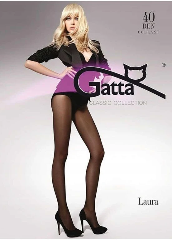Колготки LAURA 40 DEN полуматовые черные Gatta Колготки жіночі (382740173)