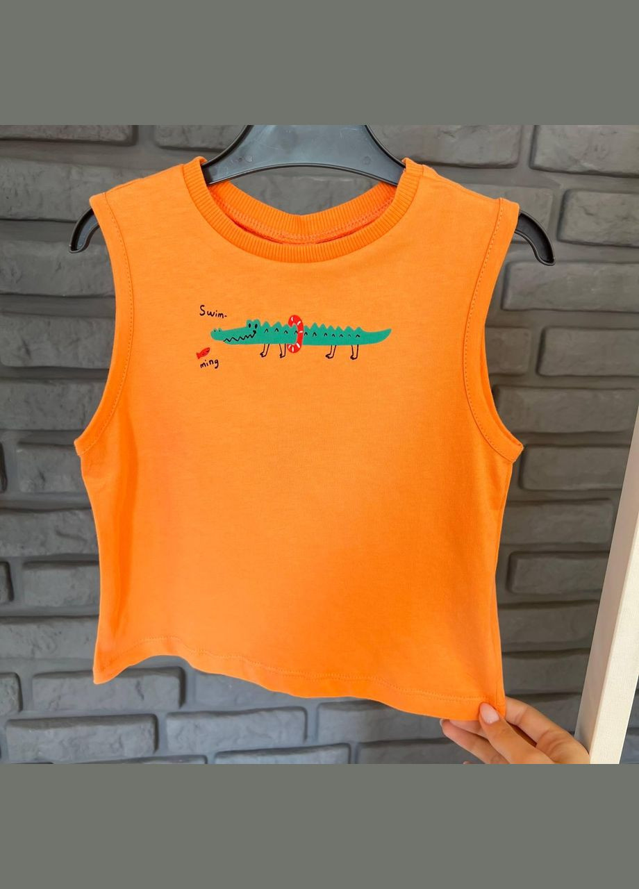 Оранжевая демисезонная футболка LC Waikiki