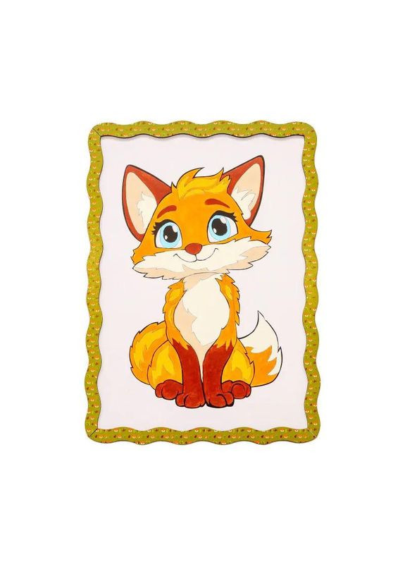 Детский набор для росписи по дереву "Лисичка" Puz-22959 формат А4 No Brand (362568924)