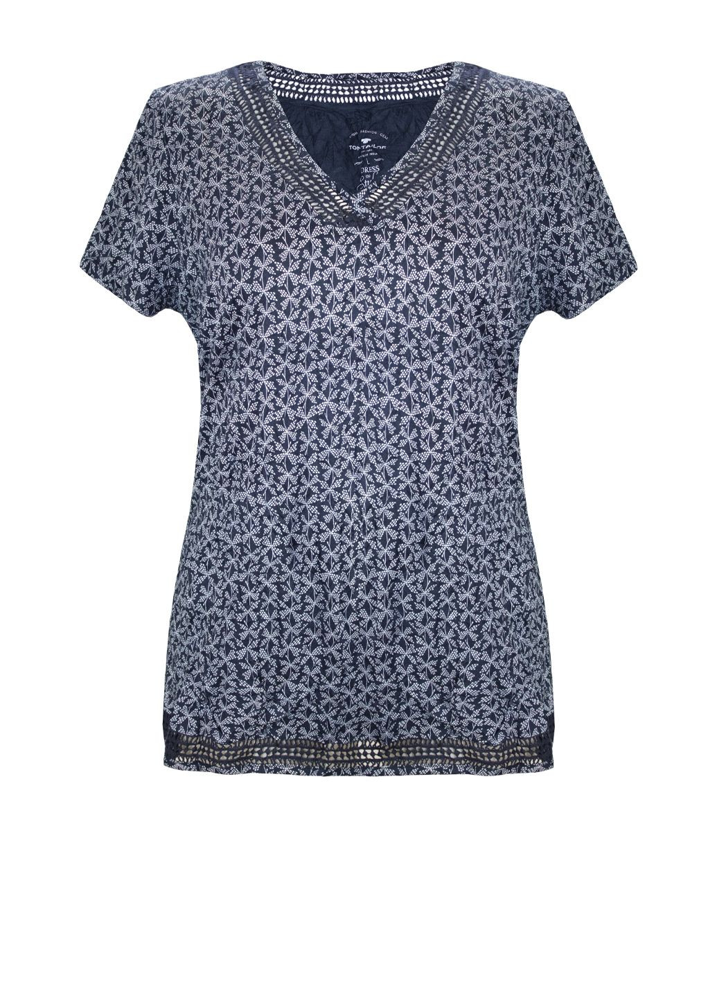 Синяя женская синяя блузка Tom Tailor