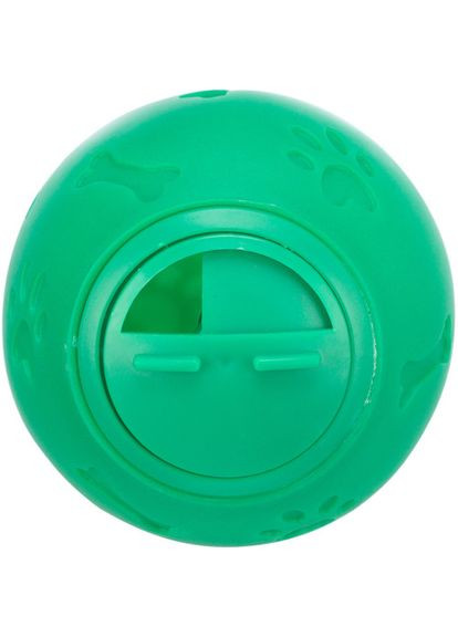 Іграшка для собак куля для ласощів пластик, зелена, 7 см Trixie (336143931)