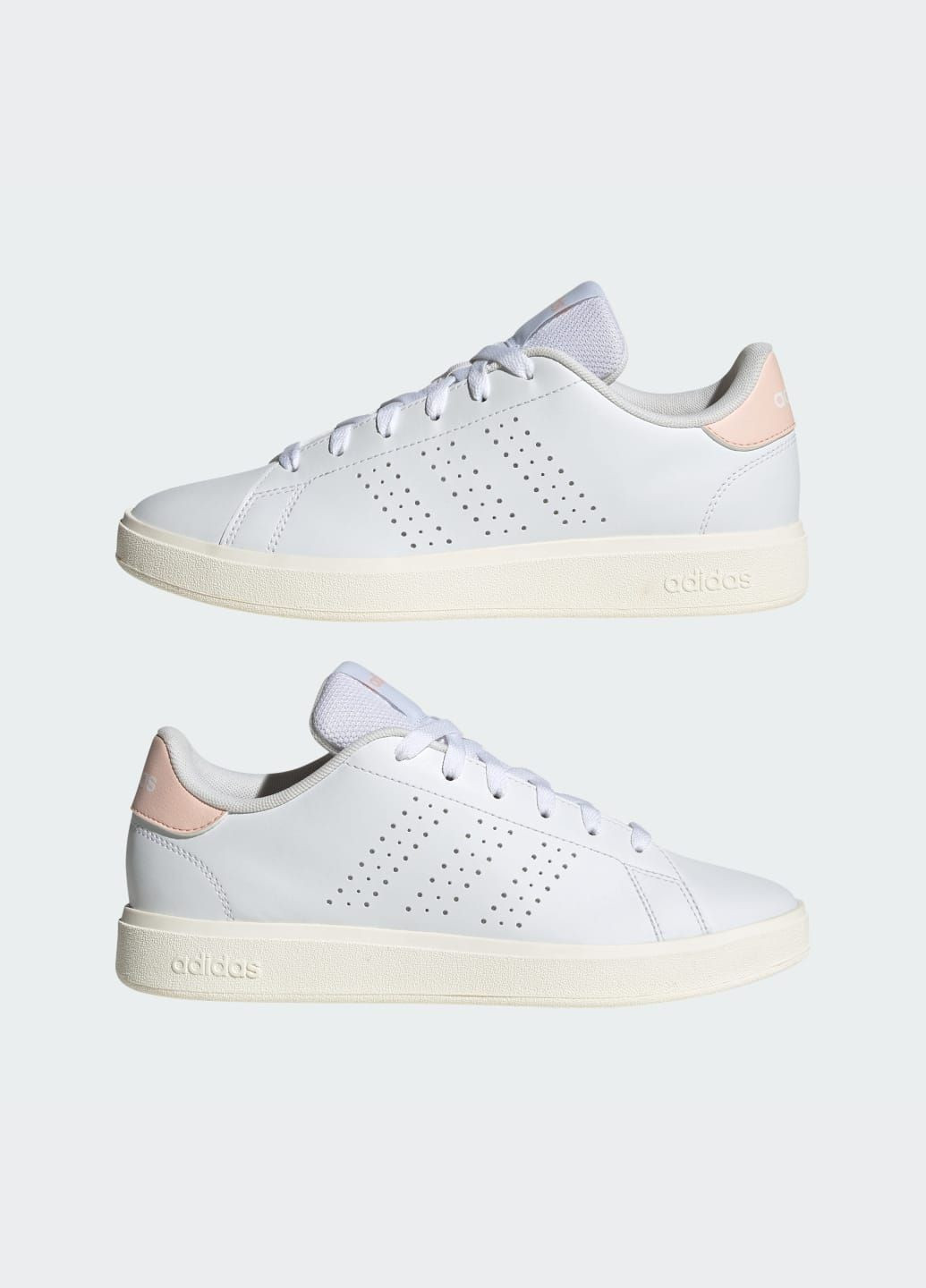 Кросівки Advantage Base 2.0 adidas білі всесезони (372814403)