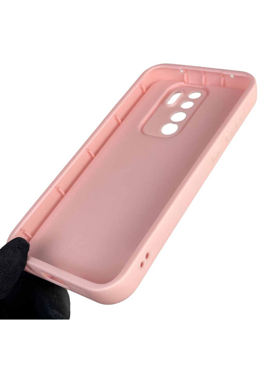 Чехол силиконовый Soft Touch с 3D принтом для Redmi Note 8 Pro розовый (Полная защита камеры) Xiaomi (370671510)