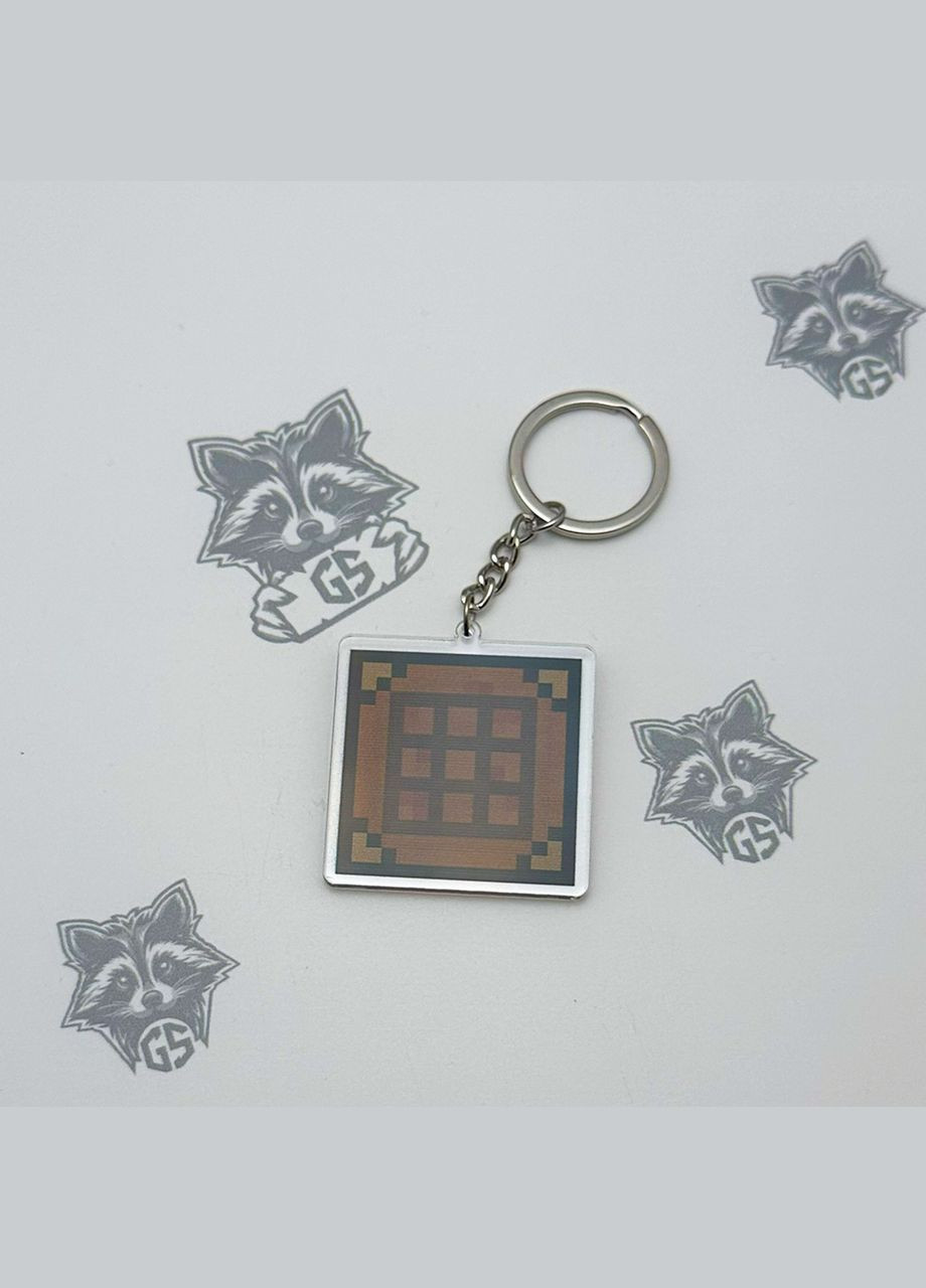 Брелок з Акрилу Minecraft Верстат No Brand (339618994)