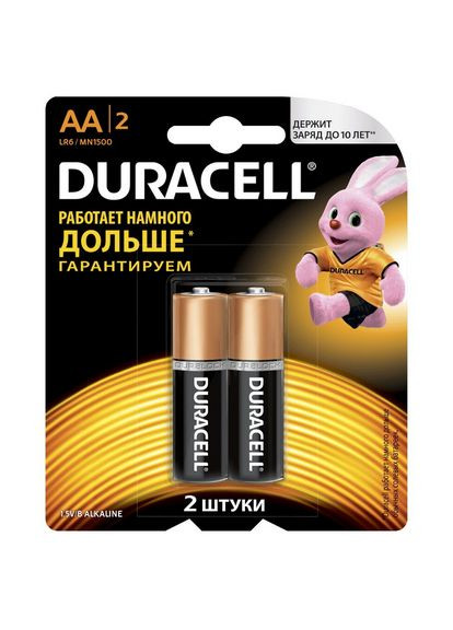 Батарейка АА LR-006 2 шт Duracell (333832709)
