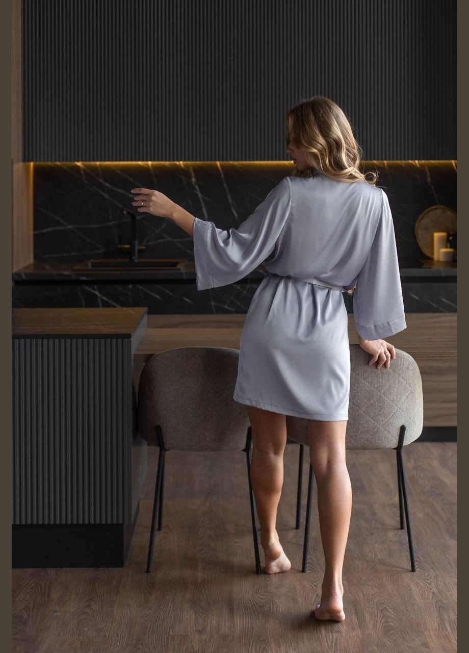 Удобный легкий халат из натурального шелка. Adelante (316581884)