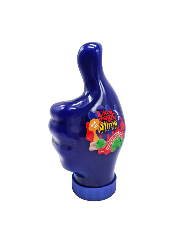 В'язка маса, слайм "LIKE Magic Slime" LMS-01-01U 300 гр Синій Danko Toys (302805886)