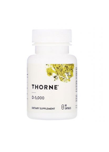 Вітамин Д3, 5 000,, 60 кап. (THR-13801) Thorne Research (266039000)