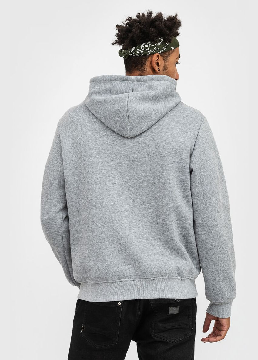 Худі чоловіче сірий меланж полегшене U0402 RAY Basic (300533460)