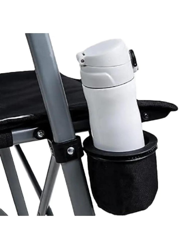 Стілець розкладаний Comfort Black/Mediumgrey KingCamp (356504627)