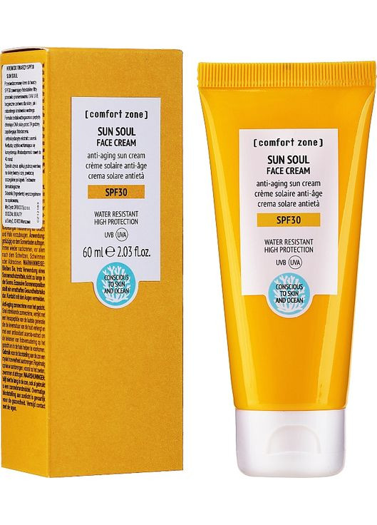 Крем сонцезахисний для обличчя Sun Soul Face Cream SPF 30 60ml (843904-135486) Comfort Zone (368636703)