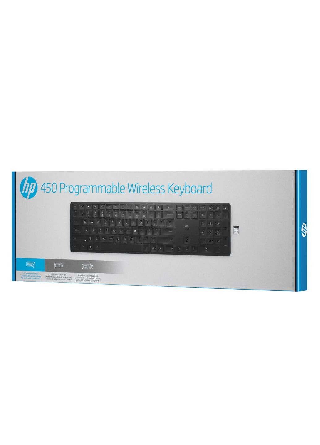 Клавіатура мембранна 4R184AA 450 Programmable, 108key, WL, EN/UK, HP (362712651)